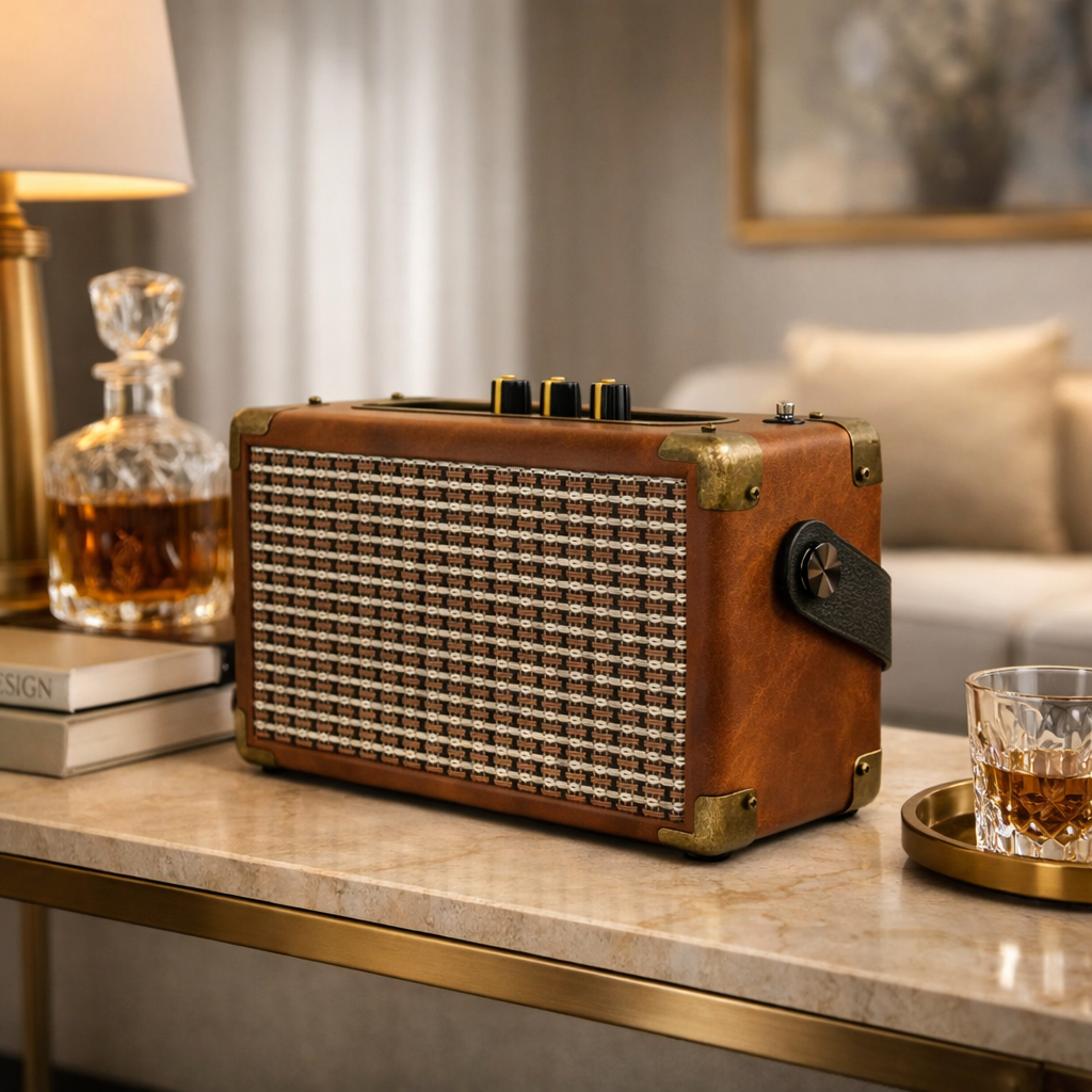 Portable Multifunctional Retro Bluetooth Speaker