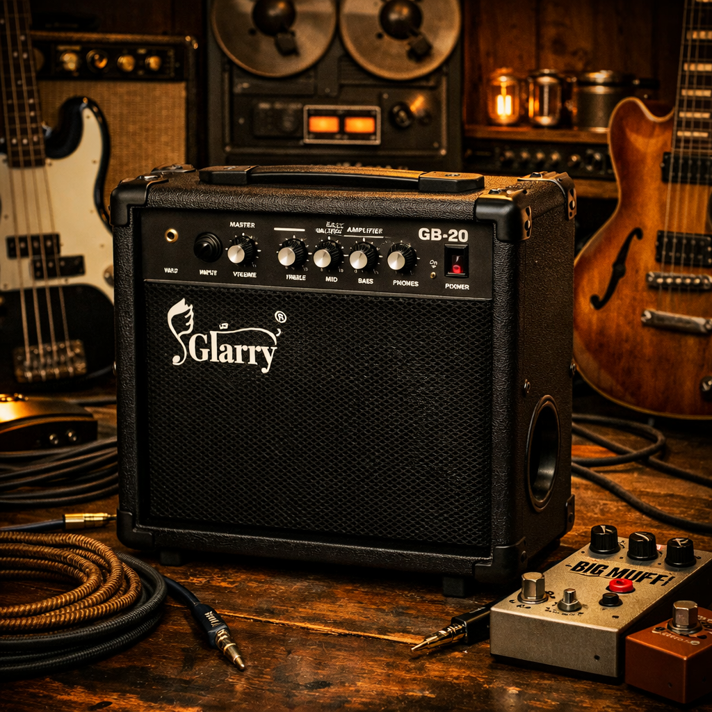 Electric Bass Speaker Black