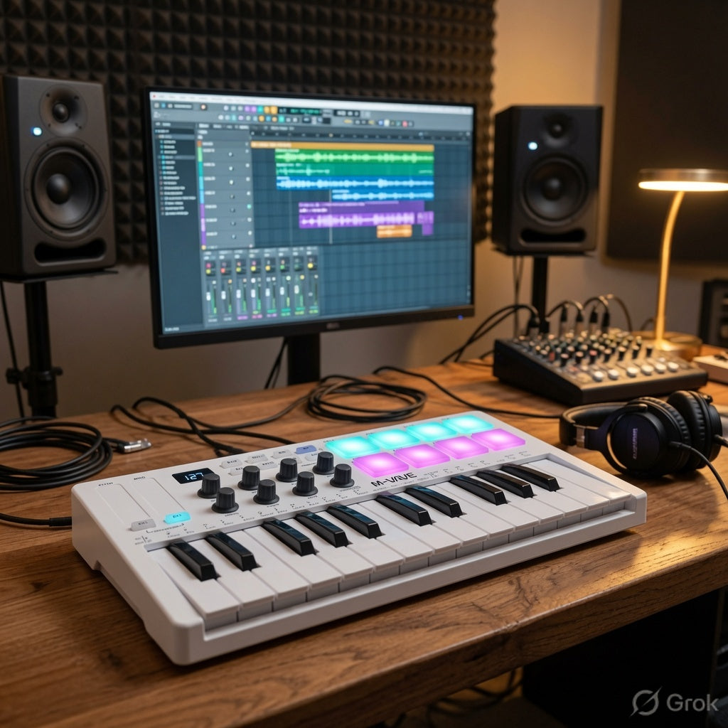 Portable MIDI Keyboard Controller