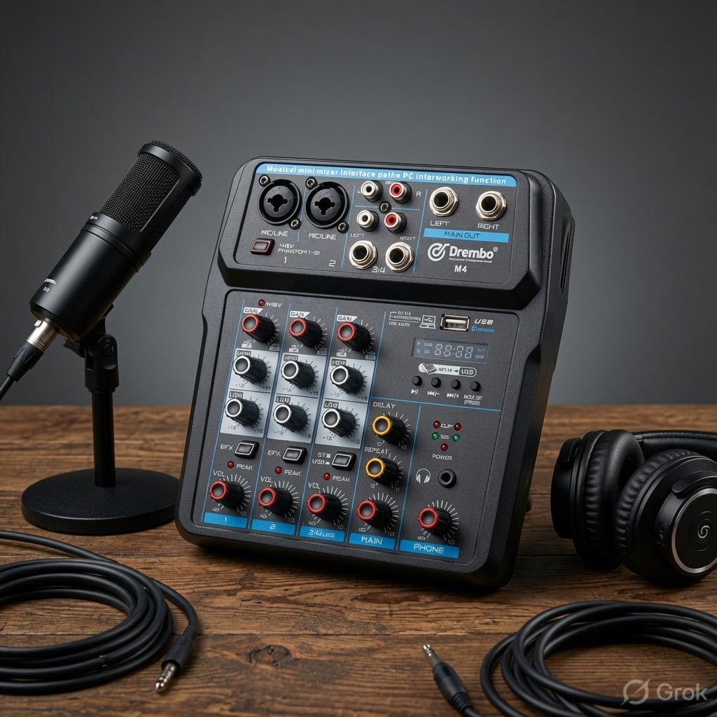 Mixer audio live K song recording music small mixer