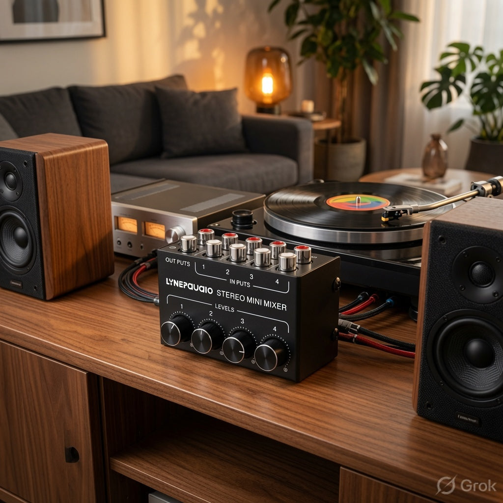 Four-channel passive mixer