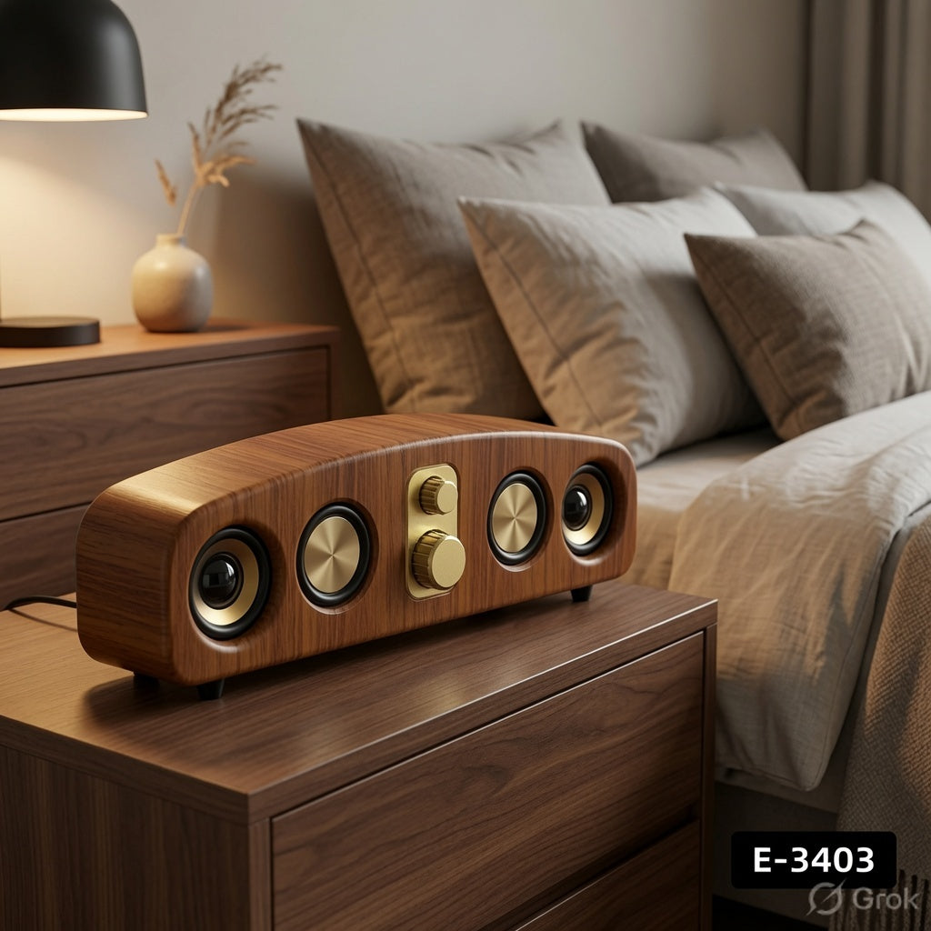 Bluetooth Speaker Retro Portable Stereo